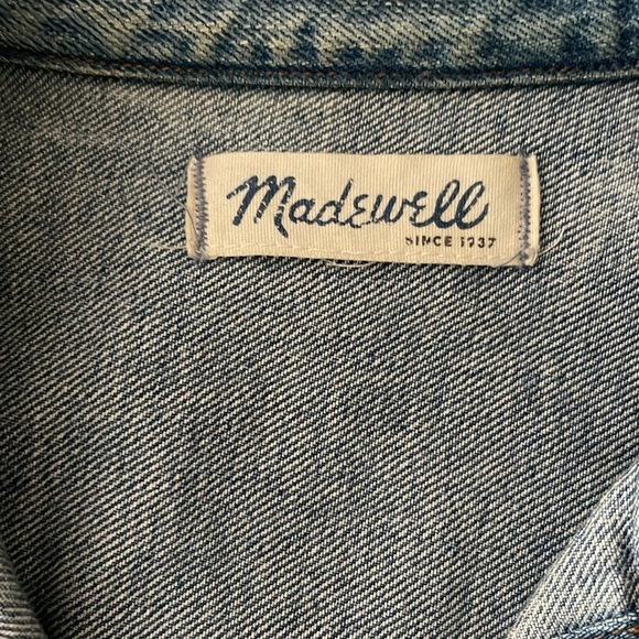 Sleeveless denim vest by Madewell petite small - Picture 3 of 6